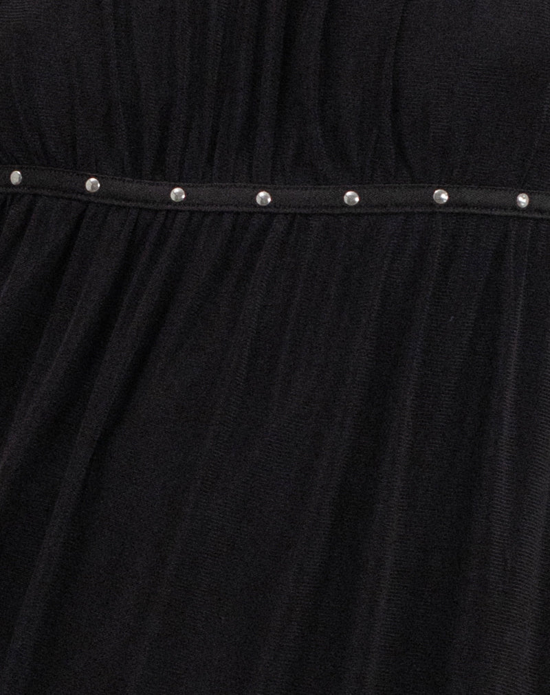 Damiera Mini Dress in Black