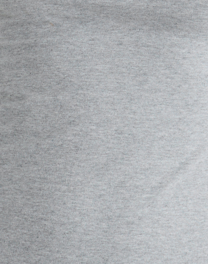 Samiya Mini Dress in Grey Marl