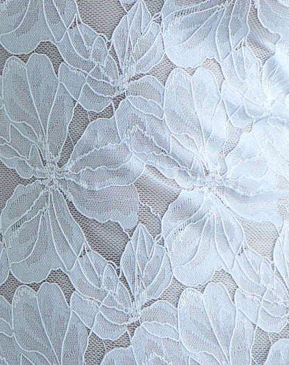 Titania Collar Mini Dress in Zinnia Lace Blue